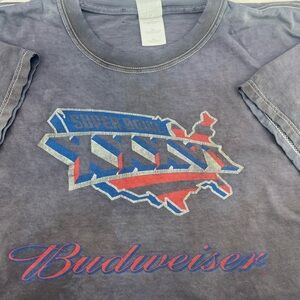 Budweiser Super Bowl 36 Shirt Large